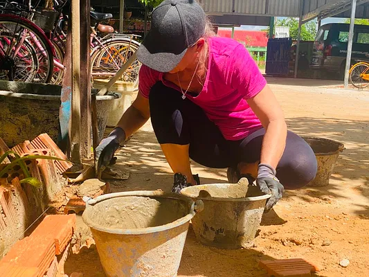 Lisa in Cambodia